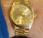 Reloj marca rolex de oro 18k