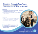 TÉCNICO-REPARACIÓN DE IMPRESORAS