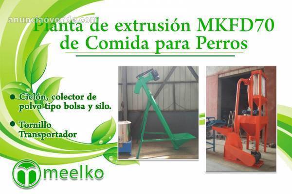 Planta de extrusión MKFD70 de Comida par