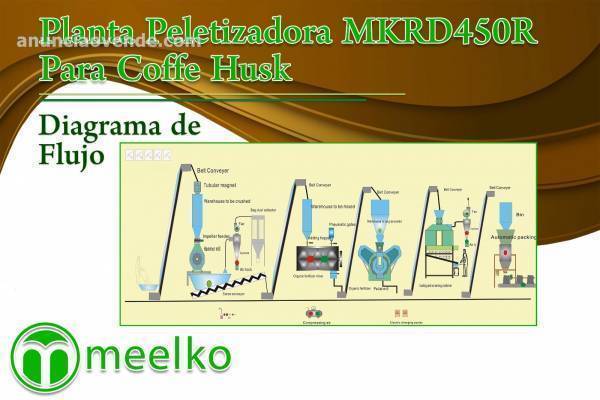 Planta Peletizadora MKRD450R Para Cascar 3