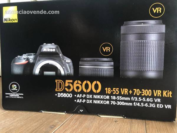 Nikon D5600 18-55VR + 70-300VR. a estren