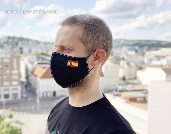 Máscara facial con bandera a elegir