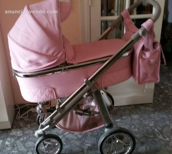 coche de bebe rosa bebecar 
