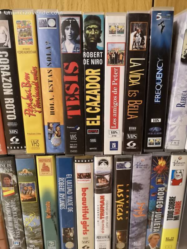 42 películas VHS por 25 € 3