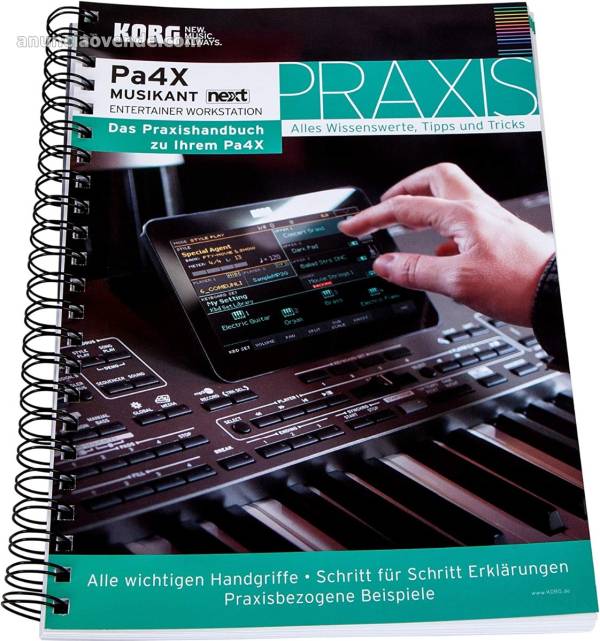 Korg Pa4X - Cuaderno para Pa4X, Pa700 y Pa1000