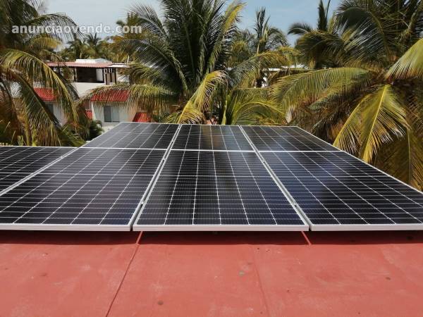 Paquete de 4 paneles solares fotovoltaicos