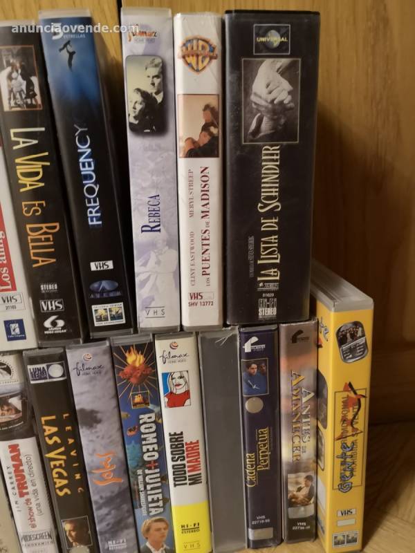 42 películas VHS por 25 € 4