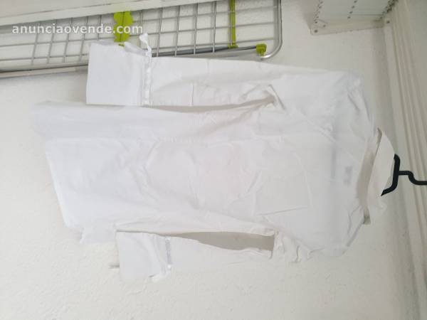 Camisa blanca lazos de seda 10 € 2