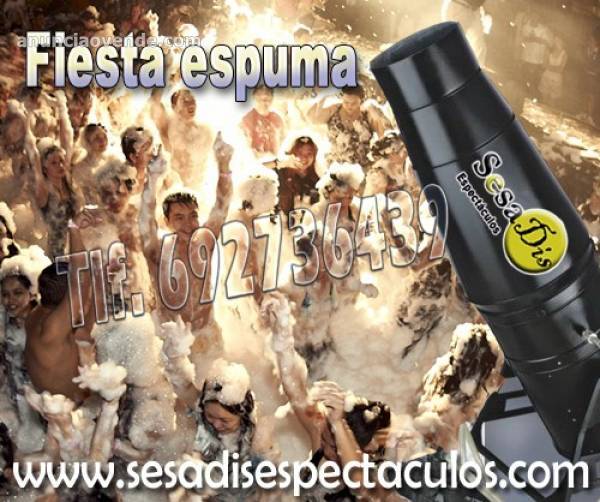 Fiesta de la espuma - Madrid 1