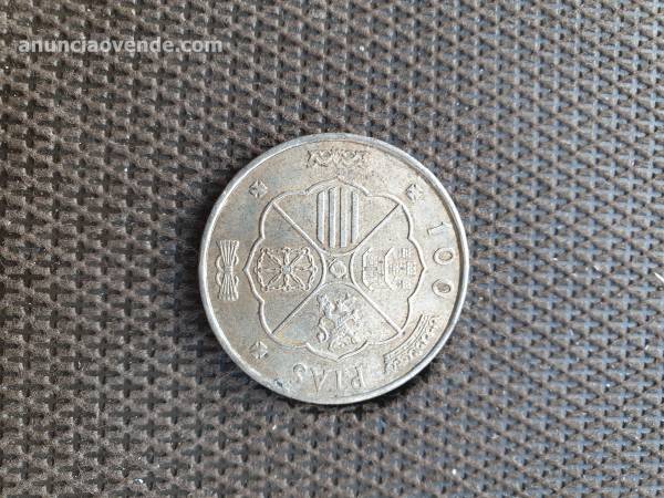 Moneda de 100 pesetas de 1966 1