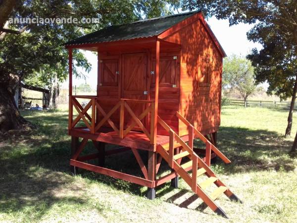 casitas de madera para niños