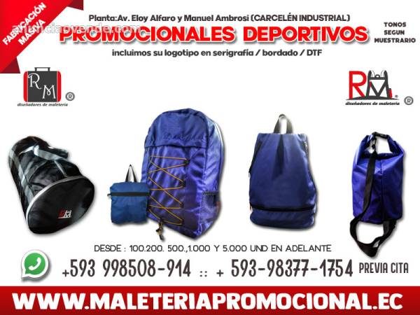 Donde fabrican mochilas en Quito 1