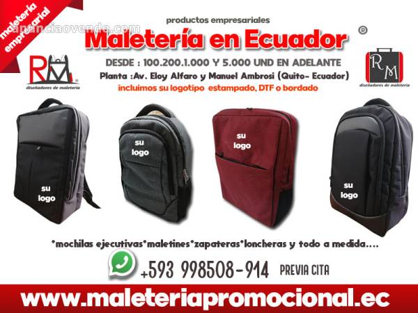 Mochilas Ejecutivas y Publicitarias 1