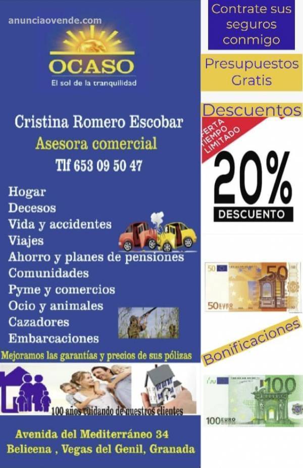 50 € por clientes.Correduría de seguros 1