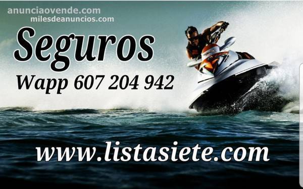 SEGUROS PARA MOTOS DE AGUA Y JETSKI 1