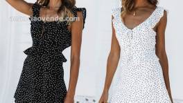 Vestido de moda verano para mujer