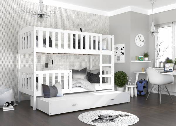 CAMA LITERA TRIPLE KUBUS 3 PARA NIÑOS +B 1