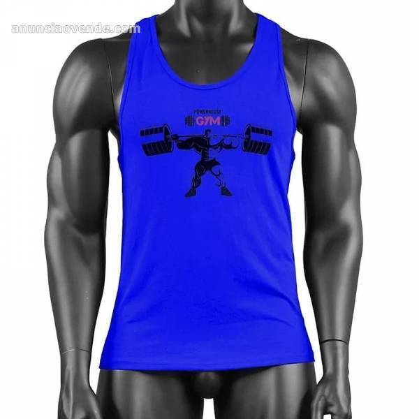 Camiseta hombre sin mangas fitness Gym G