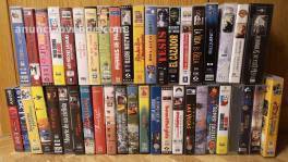 42 películas VHS por 25 €