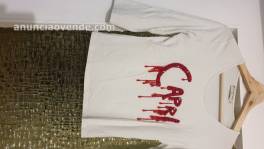 Camiseta blanca con bordado 10  