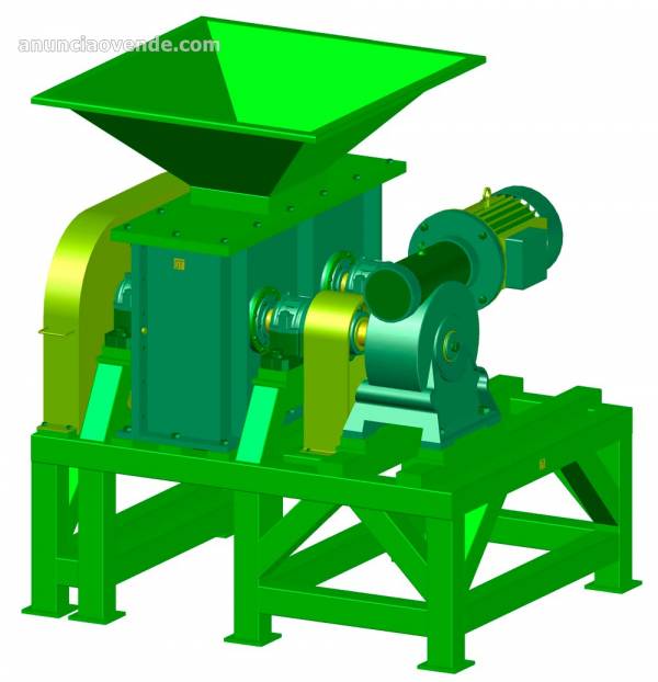 Triturador de dos ejes. Solo Planos 3