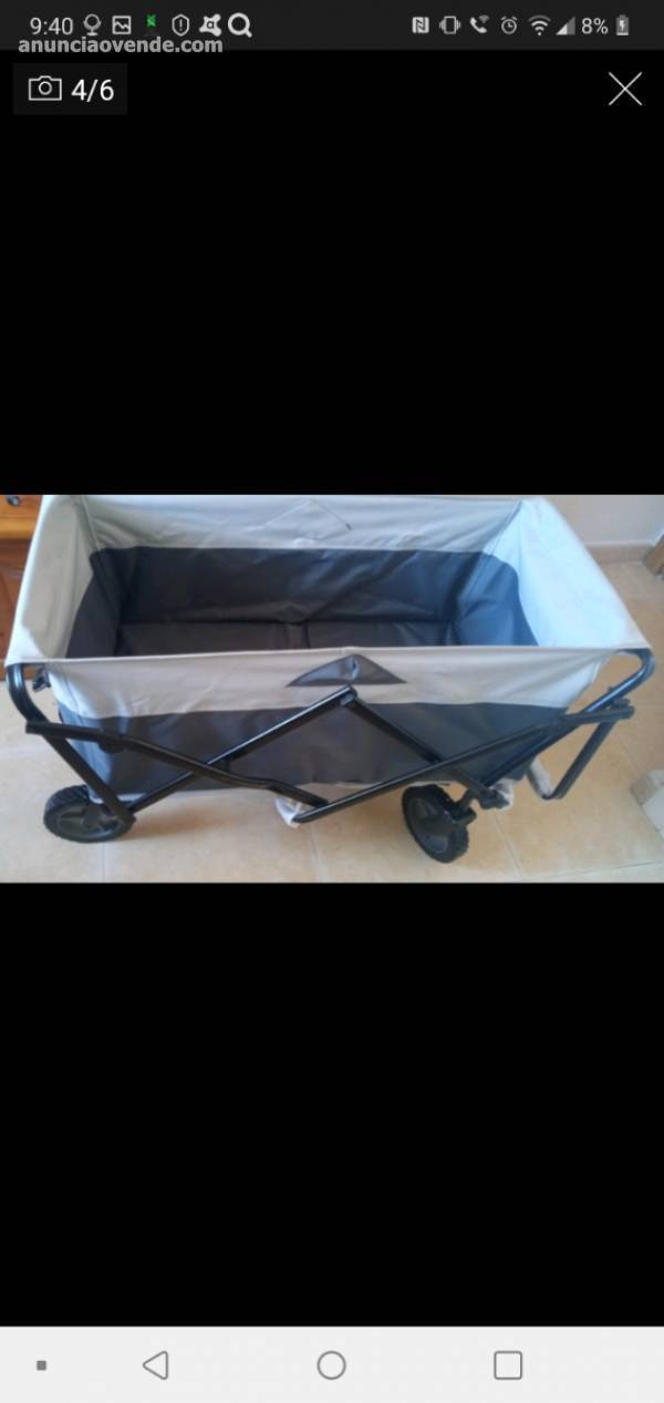 VENDO CARRITO PLEGABLE CAMPING A ESTRENA