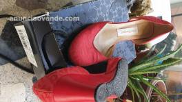 Zapatos de mujer rojos de vestir